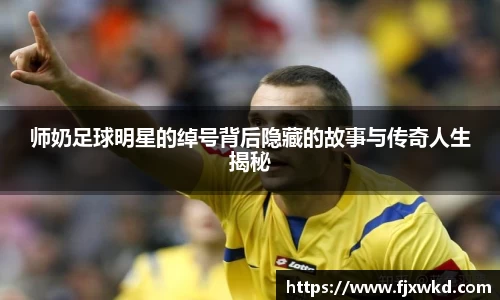 师奶足球明星的绰号背后隐藏的故事与传奇人生揭秘